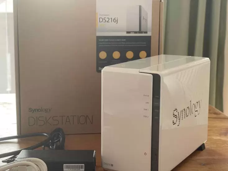 CHF 120.– Synology ds216j nas inkl. 2x2tb seagate ironwolf nas